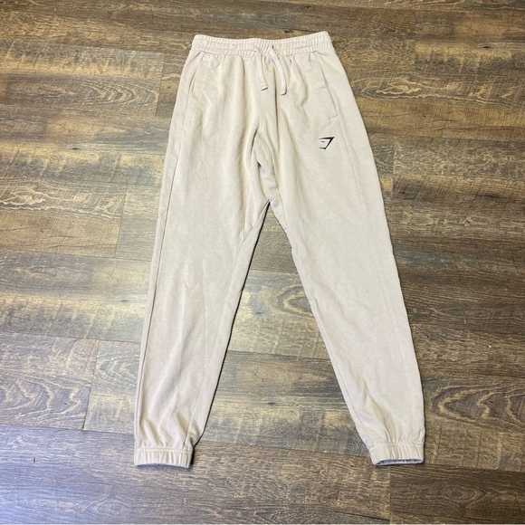 Gymshark Essential Oversized Fit Jogger Toasted Brown Tan Men's XS Sweatpants - Picture 2 of 11